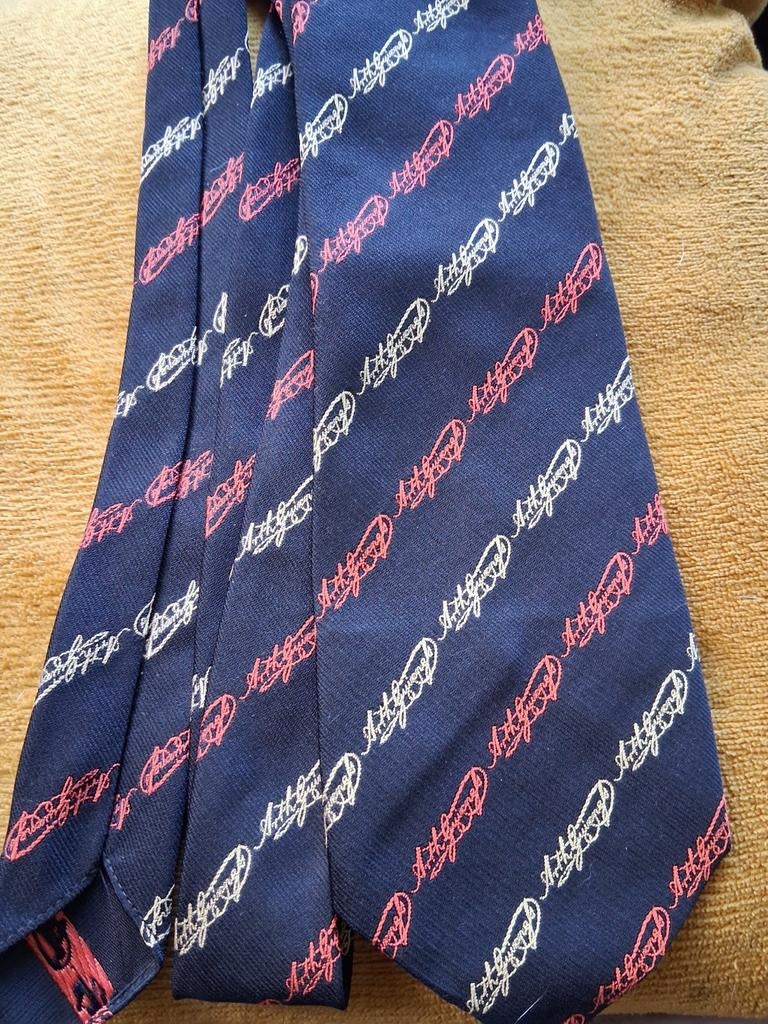 Arthur Guinness Stropdas - Donkerblauw met logo's, Ophalen of Verzenden