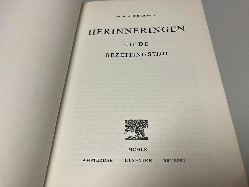 Hirschfeld herinneringen uit de bezettingstijd, Ophalen of Verzenden, Tweede Wereldoorlog, Gelezen, Algemeen