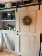 Staldeur met rail, Doe-het-zelf en Verbouw, Binnendeur, Zo goed als nieuw, Schuifdeur, 200 tot 215 cm