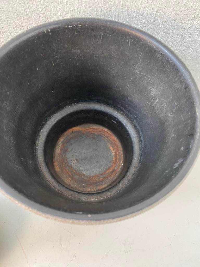 Bay Keramik bloempotten en vaasje , jaren 70, Gebruikt, Duitsland, Rond, Binnen