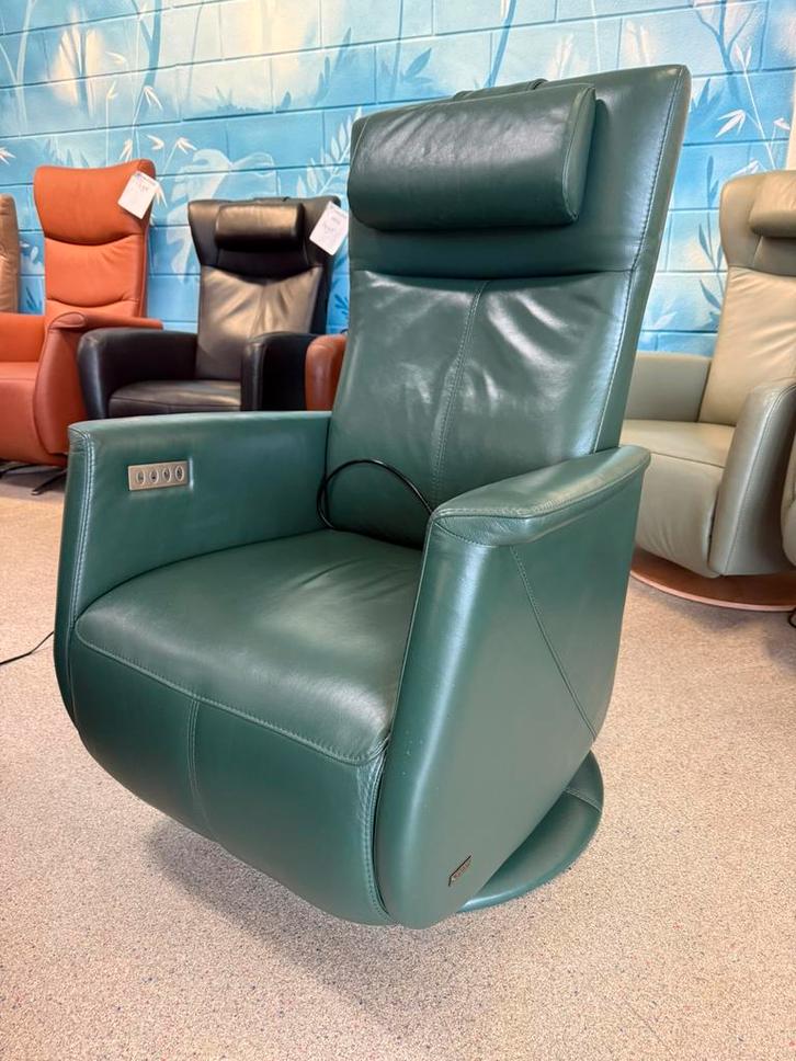 Prominent sta op relax stoel relaxfauteuil, Huis en Inrichting, Fauteuils, Zo goed als nieuw, Leer, Ophalen of Verzenden