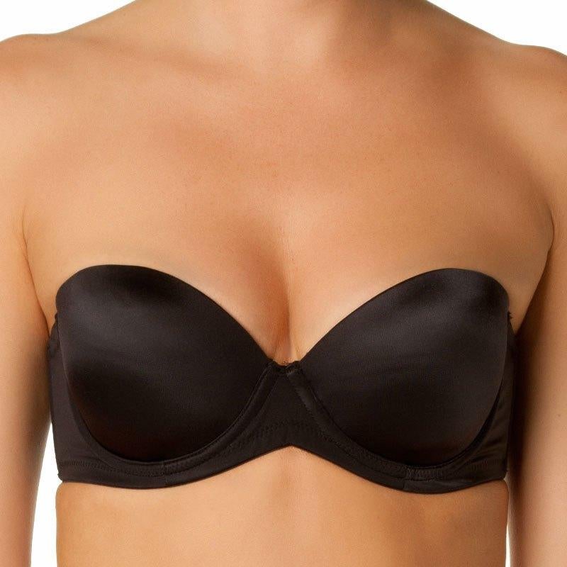 bandeau bh 70C, black bra 70C, bh 70c, Kleding | Dames, Ondergoed en Lingerie, BH, Zwart, Ophalen of Verzenden