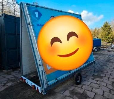 RECLAME AANHANGER / DIRECT BESCHIKBAAR, Auto diversen, Aanhangers en Bagagewagens, Gebruikt, Ophalen of Verzenden