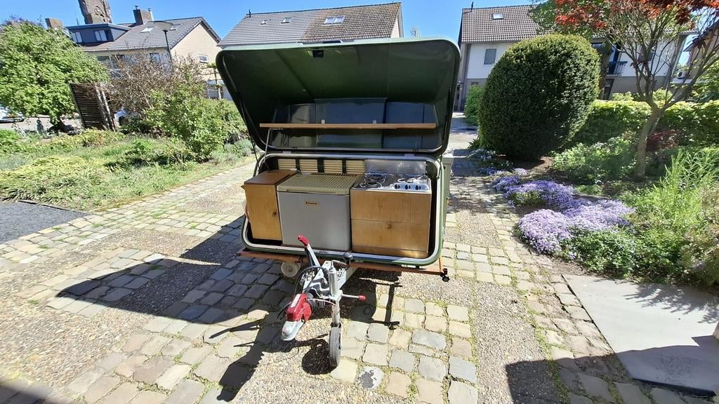 Te koop vouwwagen holtkamper spacer expedition, Caravans en Kamperen, Vouwwagens, Ophalen, Beige, Aanwezig, Holtkamper