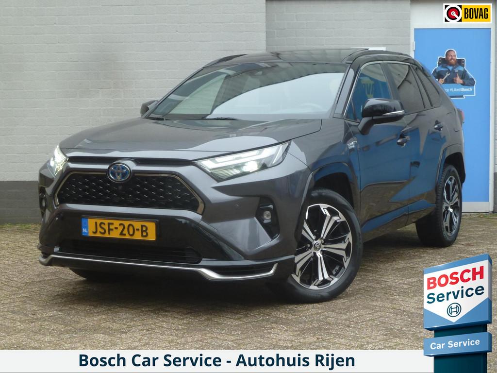 Toyota RAV4 2.5 Plug-in Hybrid AWD Bi-Tone Plus|Panodak|Stoe, Automaat, 12 maanden, Gebruikt, Zwart