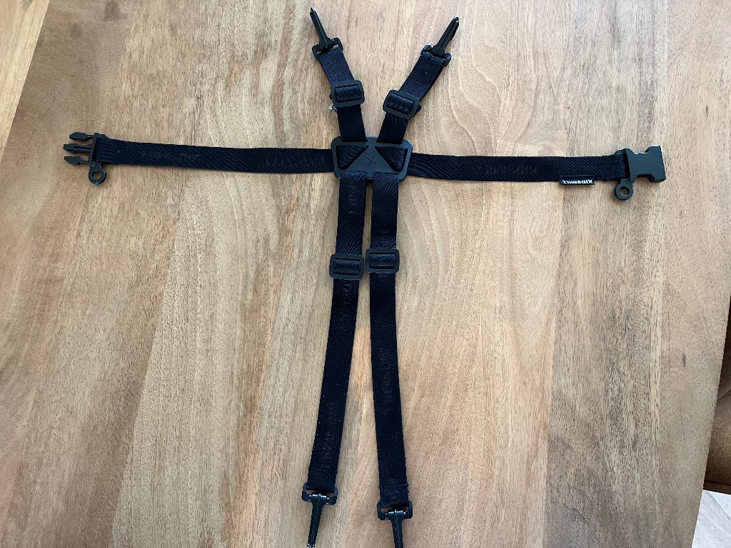 Gordel/riem/tuigje voor de Kidsmill up kinderstoel zwart, Ophalen of Verzenden, Gebruikt, Overige typen, Gordel(s)