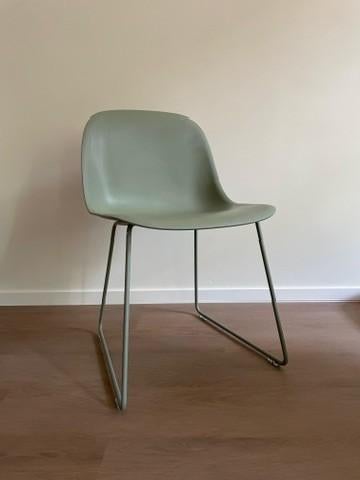 Muuto fiber chair salie groen, Ophalen, Zo goed als nieuw, Overige kleuren, Eén