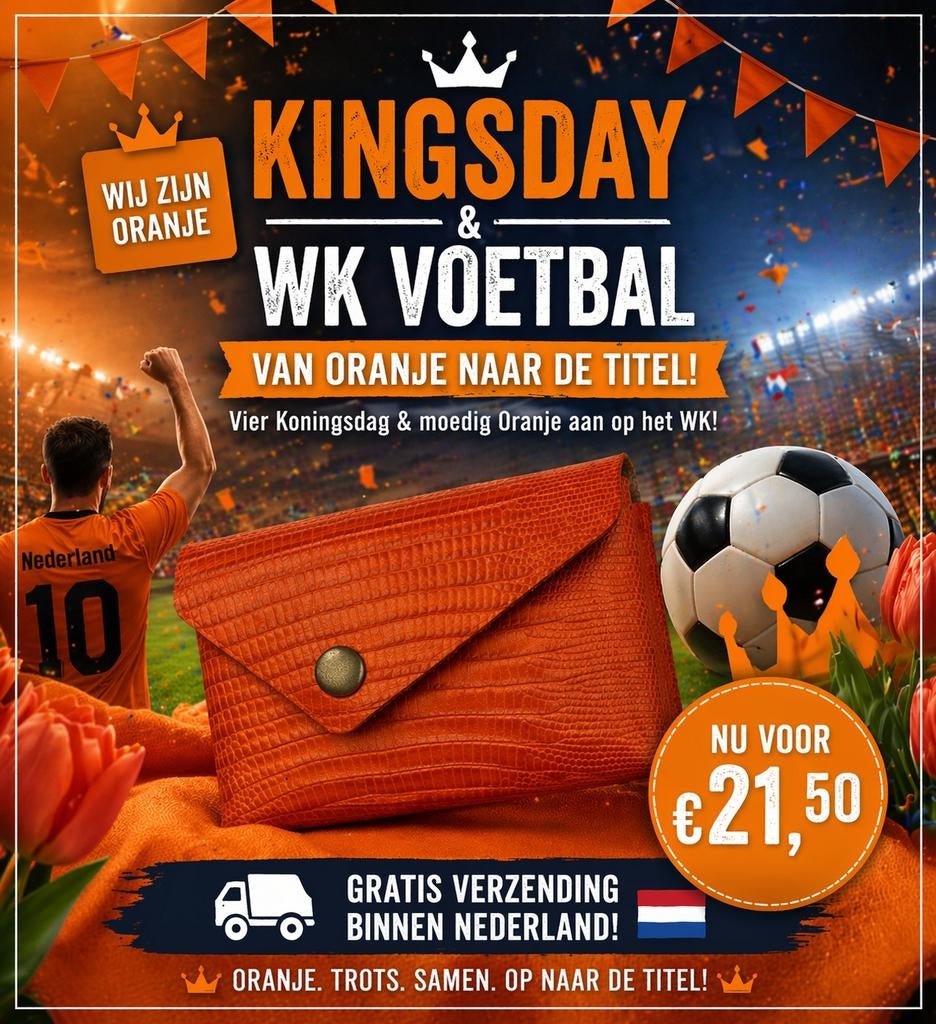 Wallet/portemonnee Orange, Eén persoon