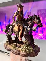 Indiaans beeld op paard, Antiek en Kunst, Kunst | Beelden en Houtsnijwerken, Ophalen of Verzenden