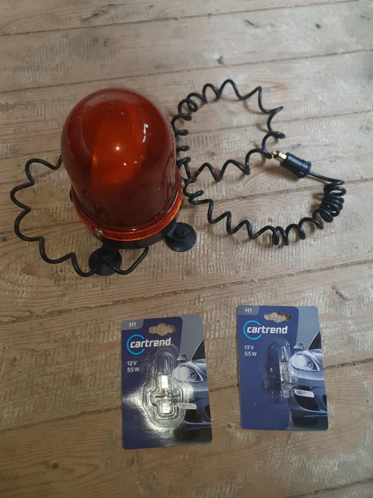 Zwaailicht met 2x reserve lampjes, Ophalen, Nieuw