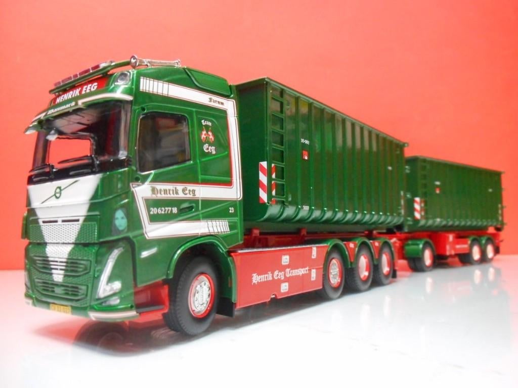 TEKNO VOLVO FH05 HENRIK EEG 86952, Hobby en Vrije tijd, Modelauto's | 1:50, Ophalen of Verzenden, Nieuw, Bus of Vrachtwagen, Tekno