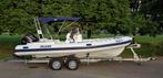 Lomac Beluga 640 Rib met 150PK Suzuki en trailer, Watersport en Boten, Rubberboten, Gebruikt, 120 tot 200 pk, Benzine, Overige materialen