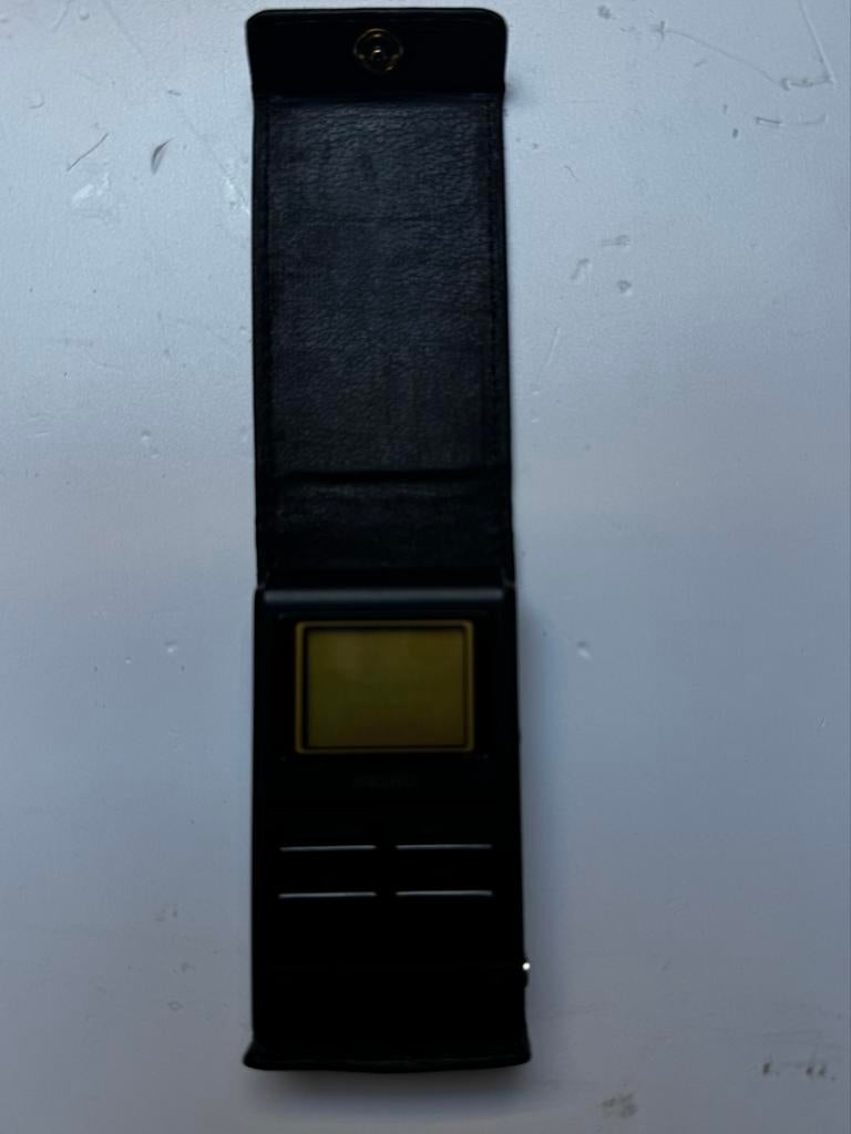 Seiko PC-4400 Pocket Terminal Horloge - Vintage, Sieraden, Tassen en Uiterlijk, Horloges | Heren, Seiko, Kunststof, Gebruikt, Polshorloge