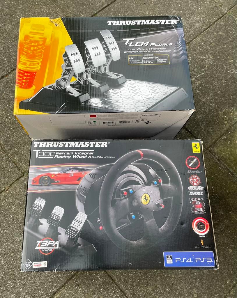 Sim Race Thrustmaster T300/TLCM Playseat Challenge, Ophalen, Gebruikt