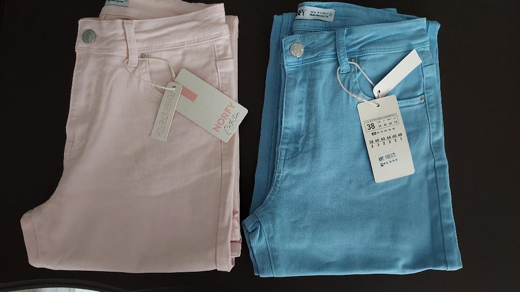 Twee nieuwe damesbroeken van Norfy in maat 38/40, Maat 38/40 (M), Overige kleuren, Ophalen of Verzenden, Zo goed als nieuw