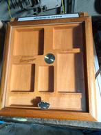 Vintage Sigaren Vitrine / Humidor - Houten Display, Ophalen, Gebruikt, Gebruiksvoorwerp