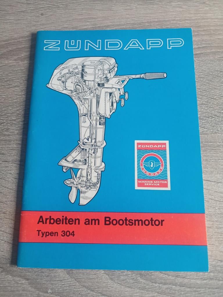 Zundapp Sleutelboekje buitenboordmotor 304 Duits N.o.s. 1969, Verzenden, Gebruikt