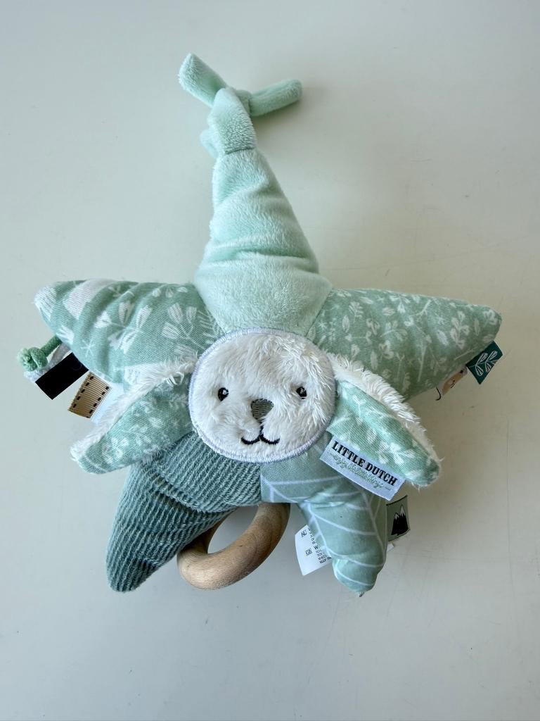 Knuffel muziek, muziekdoos konijn mintgroen / Little Dutch, Groen, Met label, Little Dutch, Overige typen