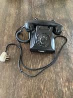 Vintage telefoon bakeliet, Ophalen, Gebruikt, Met draaischijf