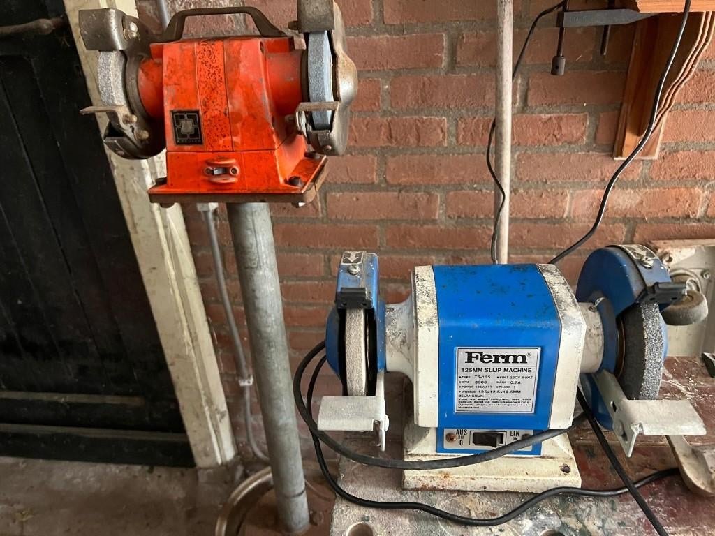 Slijpmachines, Ophalen, Gebruikt