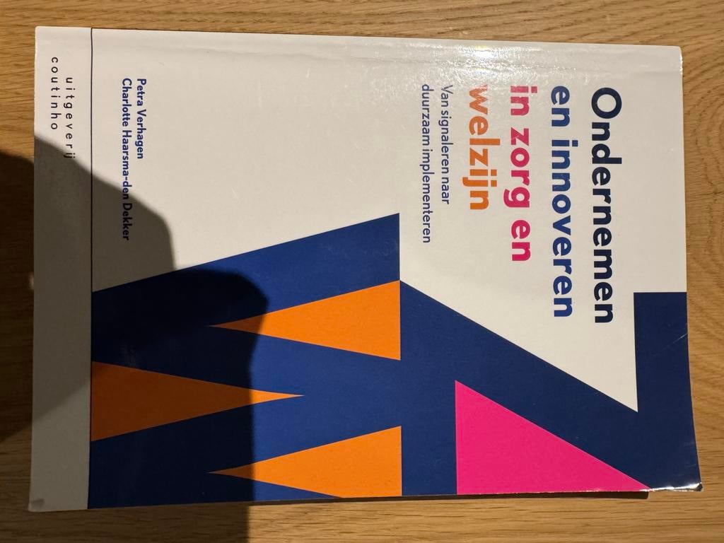 Petra Verhagen - Ondernemen en innoveren in zorg en welzijn, Ophalen of Verzenden, Zo goed als nieuw, Nederland, Petra Verhagen; Charlotte Haarsma-den Dekker