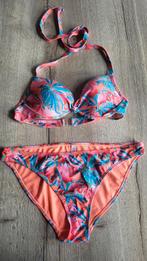 SHIWI bikini. Maat 42C. Prachtige kleuren. Flamingo motief., Blauw, Nieuw, Ophalen of Verzenden, Bikini