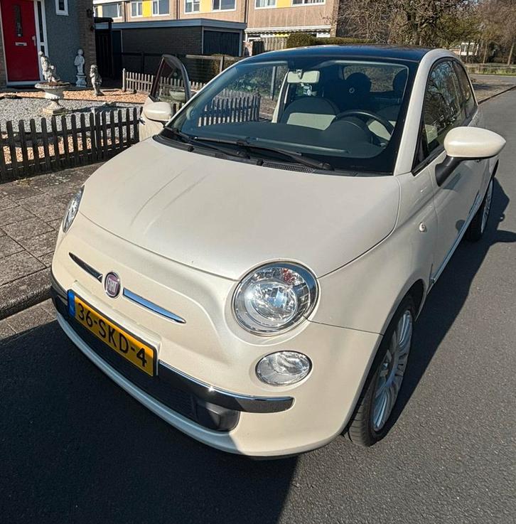 Fiat 500 0.8 Dualogic C 2011 Wit, Auto's, Fiat, Particulier, Airconditioning, Centrale vergrendeling, Elektrische ramen, Isofix