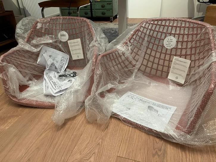 2 Nieuwe Kwantum tuinstoelen Webbing Terra (ongebruikt), Tuin en Terras, Tuinstoelen, Nieuw, Kunststof, Ophalen