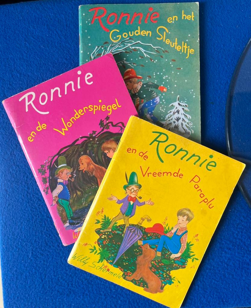 3 vintage kinderboekjes Ronnie en het Gouden Sleuteltje e a, Ophalen of Verzenden, Gelezen, Fictie