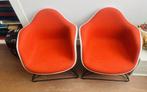2 x Vitra Eames LAR Plastic Lounge Chair, Huis en Inrichting, Stoelen, Ophalen, Twee, Wit, Zo goed als nieuw