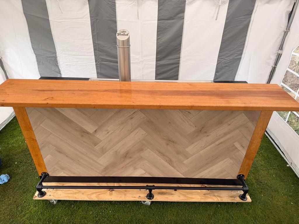 Mobiele biertap met waterbadkoeling en Grolsch tapzuil, Ophalen, Gebruikt