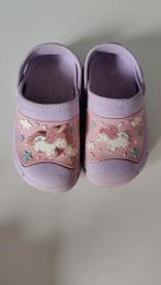 Paarse kinderklompjes met eenhoorn, Ophalen of Verzenden