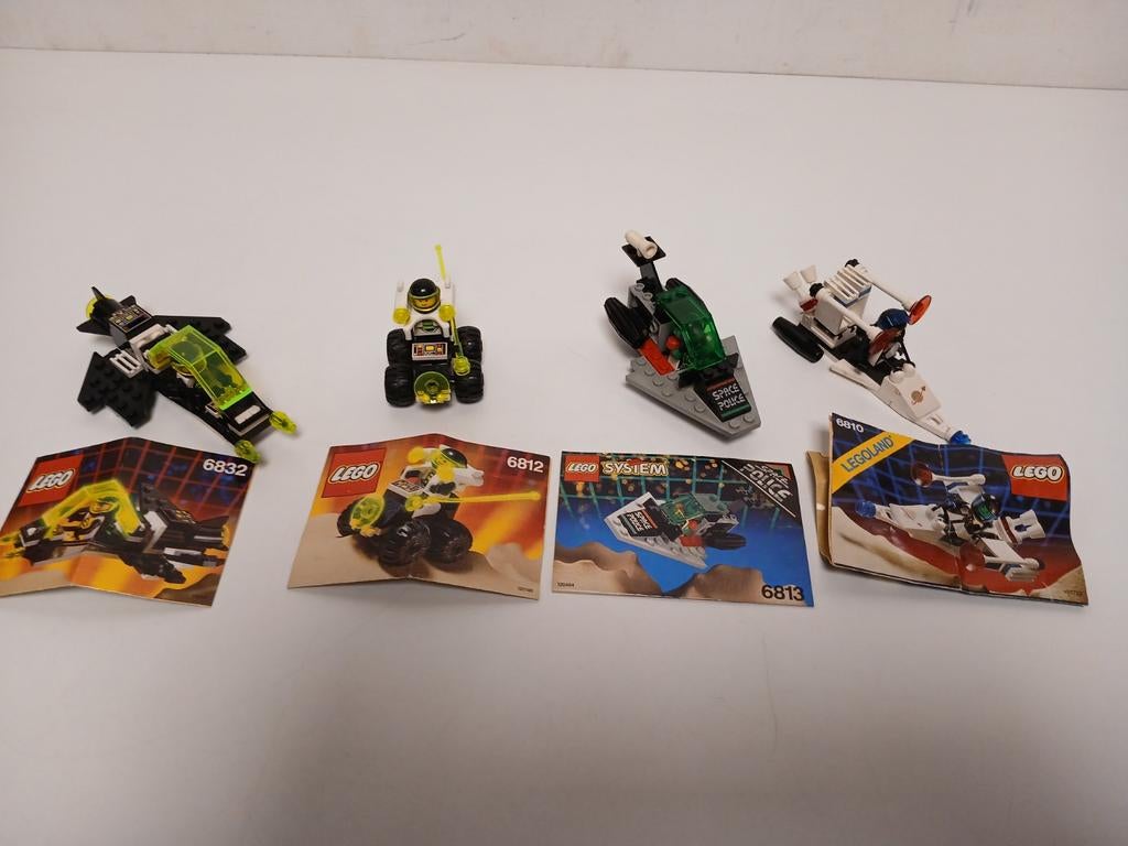 Lego space verzameling: 6810, 6832, 6812 en 6813, Kinderen en Baby's, Speelgoed | Duplo en Lego, Ophalen of Verzenden, Gebruikt