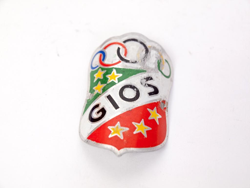 Gios Torino Balhoofdplaatje Headbadge, Frame, Gebruikt, Ophalen of Verzenden, Aluminium