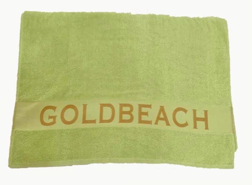 Partij strandlakens van het merk Goldbeach, Ophalen, Nieuw, Blauw, Handdoek