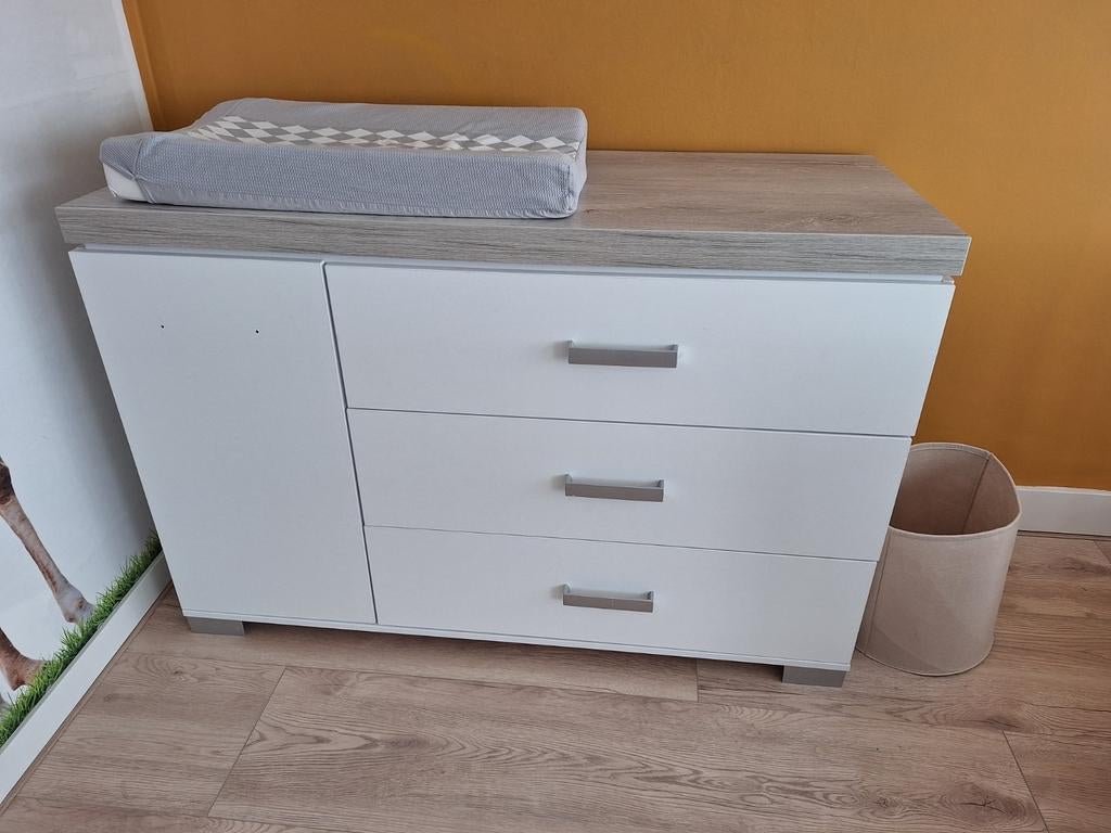 Commode Futura (TWF) met ladeblok en kastje, Kinderen en Baby's, Ophalen, Gebruikt, 50 tot 70 cm, 100 cm of meer