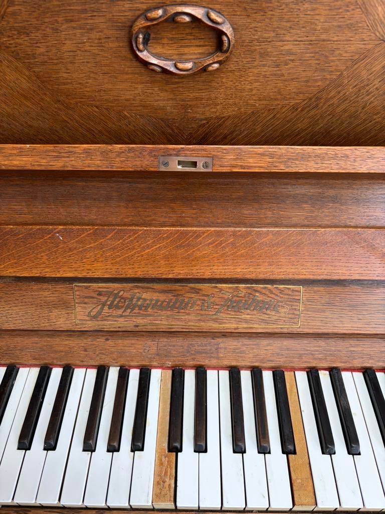 Piano van Hoffman & Kühne klassiek, Ophalen, Gebruikt, Bruin, Piano