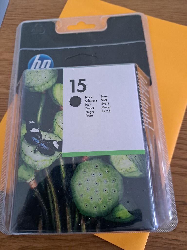 HP inkt cartridge 15 zwart, Ophalen of Verzenden, Nieuw, Cartridge, Hp