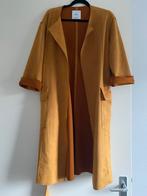 Mango Suede-look Parka Okergeel Maat M, Ophalen of Verzenden, Nieuw, Maat 38/40 (M), Geel