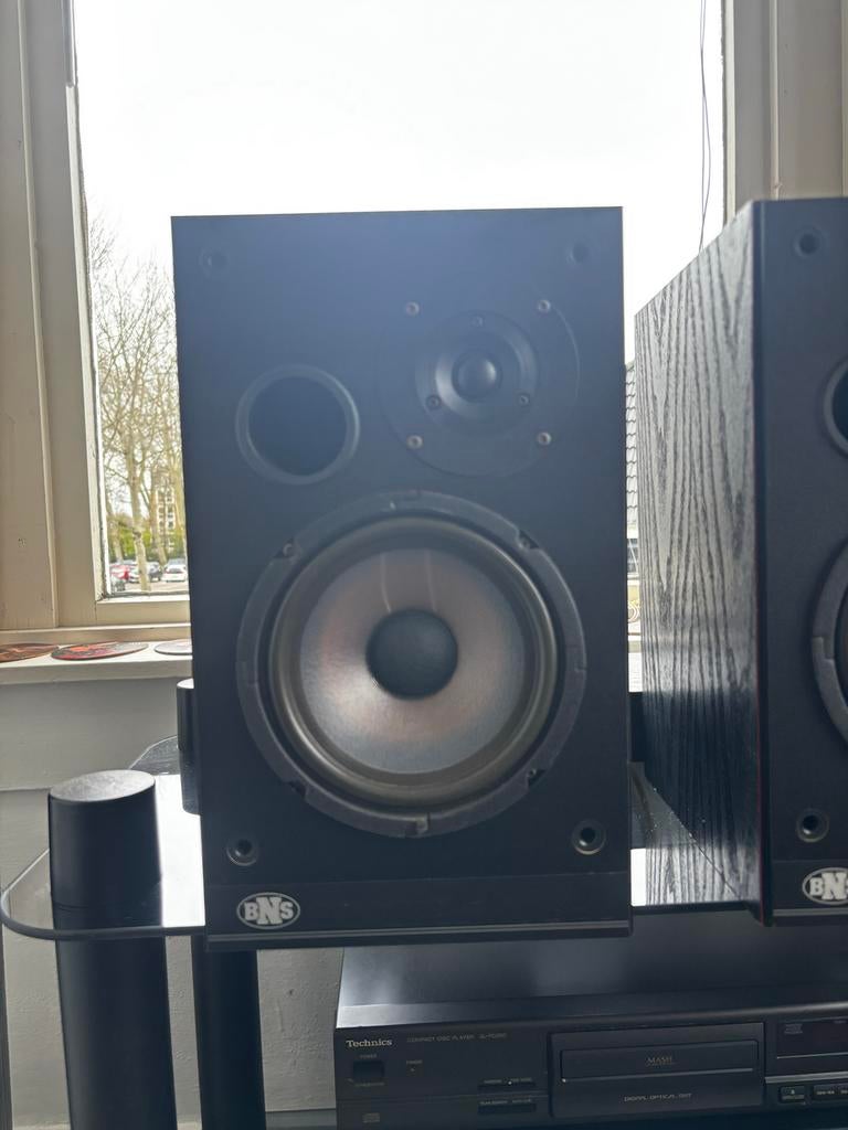 BNS E 14 speakers, Audio, Tv en Foto, Luidsprekers, Gebruikt, 60 tot 120 watt, Front, Rear of Stereo speakers, Ophalen