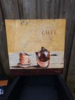Schilderij op canvas 60x60 - Koffie stilleven, Ophalen
