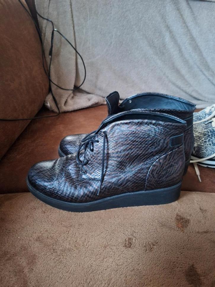 ⭐ Durea dames enkellaarzen maat 40 (6,5) wijdte K, Kleding | Dames, Schoenen, Zo goed als nieuw, Lage of Enkellaarzen, Zwart, Ophalen of Verzenden