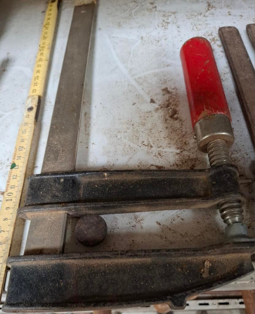 Robuuste Lijmklem - Gebruikt maar functioneel, Doe-het-zelf en Verbouw, Gereedschap | Handgereedschap, Gebruikt, Ophalen