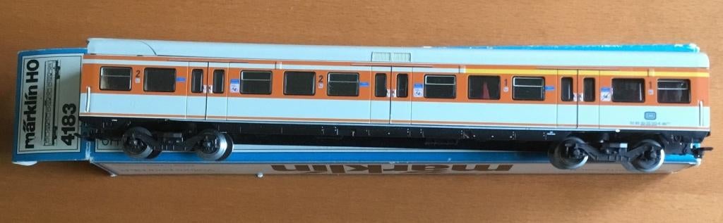 MäRKLIN H0 # 4183 Buurtverkeerwagen DB in OVP, Wisselstroom, Gebruikt, Wagon, Ophalen of Verzenden