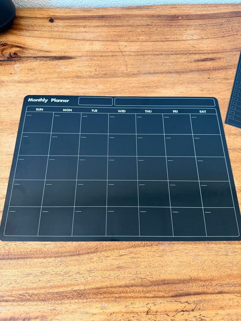 Maand en weekplanner, koelkast magneet, a3, inc stiften, Ophalen of Verzenden, Maandkalender