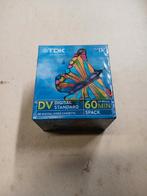 TDK MiniDV Digital Standard 60 min - 5-pack videobanden, Ophalen of Verzenden, Nieuw, Videoband