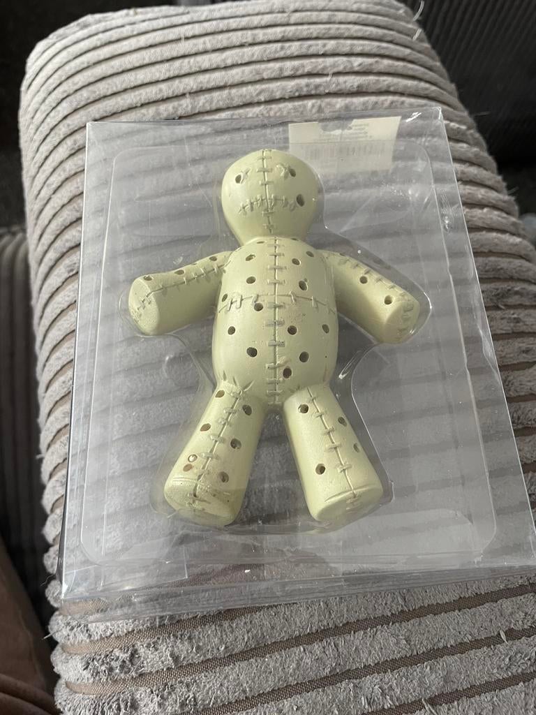 Houder voor cocktailprikkers in de vorm van een mens voodoo, Ophalen of Verzenden, Zo goed als nieuw