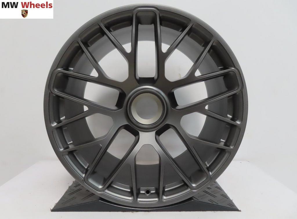 Originele Porsche 911 991 20 inch velgen Turbo Titan grey, Auto-onderdelen, Banden en Velgen, Gebruikt, Velg(en), -, -