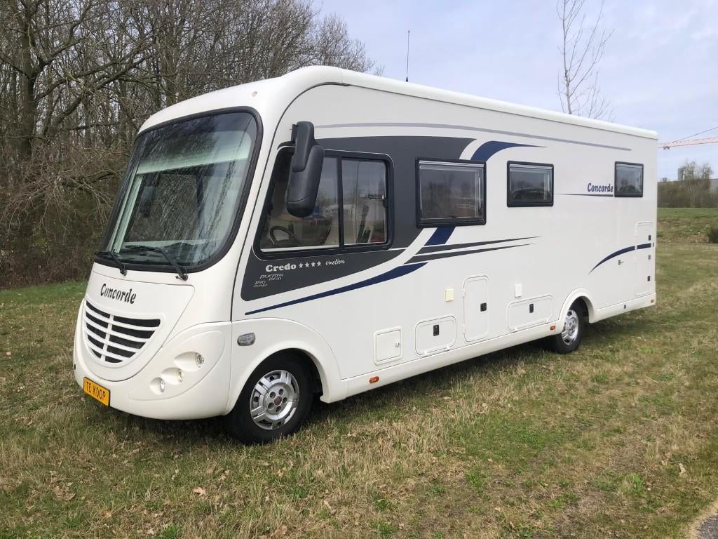 Camper Concorde Emotion i781L vol integraal bj 2014, Caravans en Kamperen, Campers, Fiat, Vloeistofverwarming, Diesel, Achteruitrijcamera
