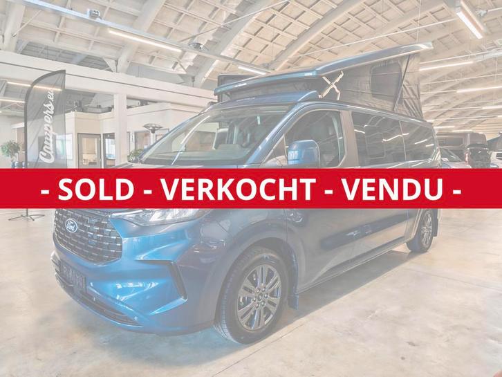 Ford Nugget L2 Titanium 170PK A8 AUT, Caravans en Kamperen, Campers, Bedrijf, tot en met 4, Buscamper of Camperbus, Ford, Diesel